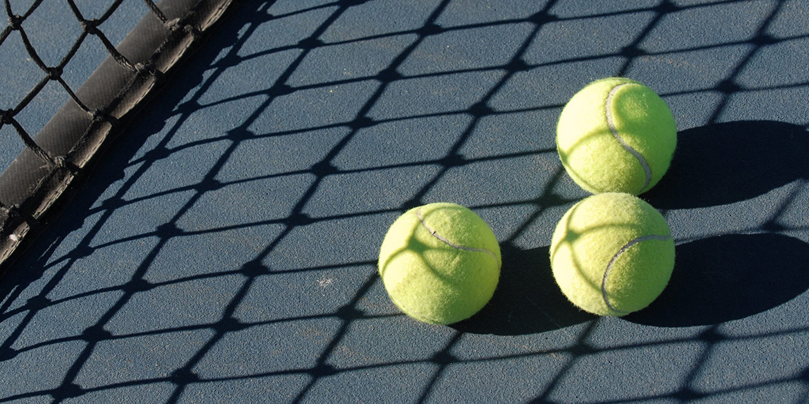 Three Tennis balls