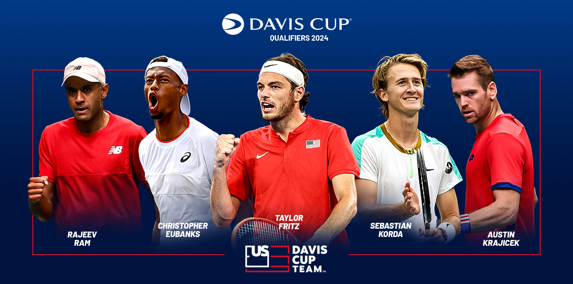 Ram, Eubanks, Frtiz, Korda, Krajicek Davis Cup Team