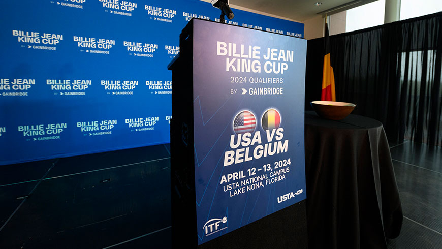 U.S. Billie Jean King Cup Qualifier draw ceremony