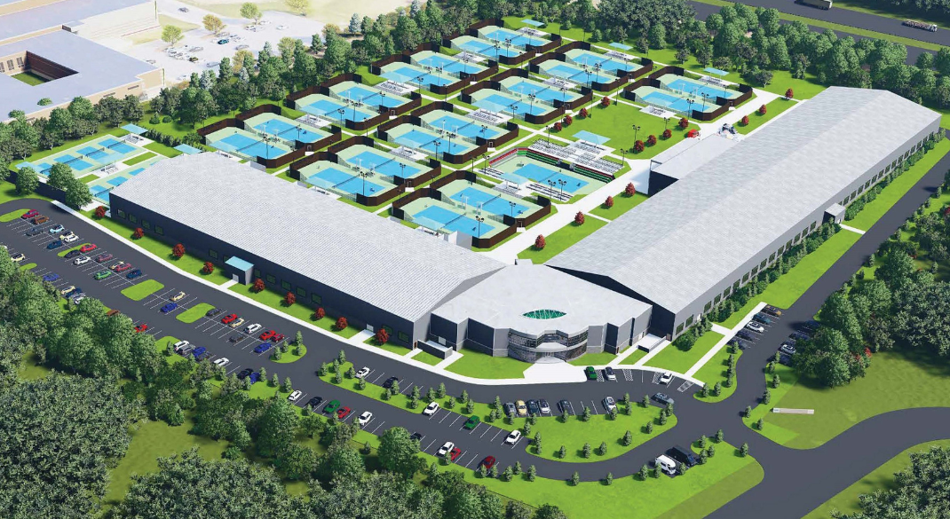 USTA Mid-Atlantic Foundation tennis campus updated rendering  