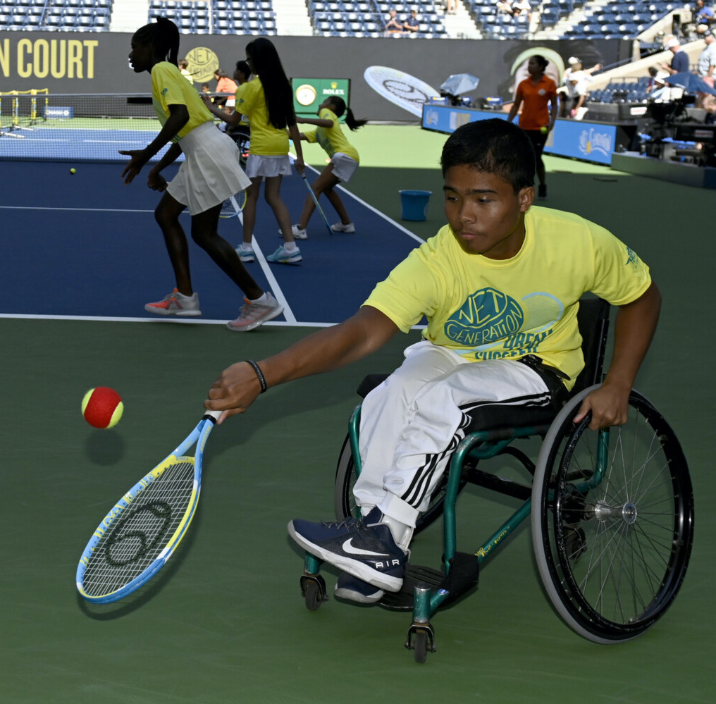 September 03, 2019 - Net Generation kids play at the 2019 US Open. (Photo by Andrew Ong/USTA)